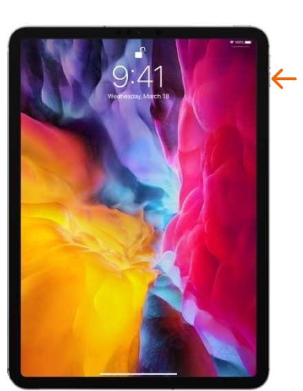 force restart iPad Pro 2020 volume down button