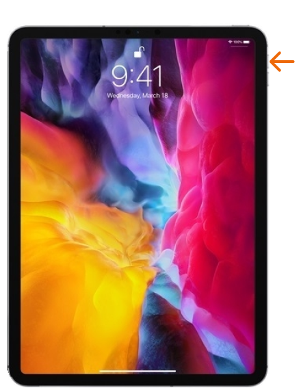 force restart iPad Pro 2020 volume up button