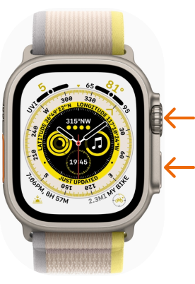 Force Restart Apple Watch Ultra